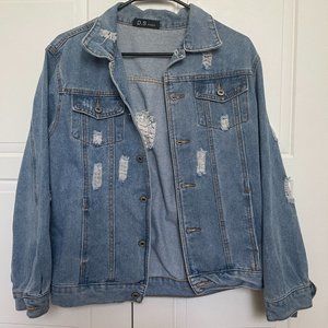 Ripped Jean Jacket